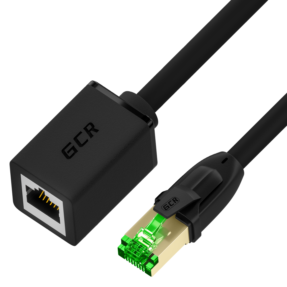 GCR PRO Удлинитель патч-корда LSZH PROF 3.0m, F/UTP медь, кат.6A, 26 AWG, ethernet high speed 10 Гбит/с, T568B