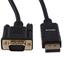 Кабель DP/VGA 1.8M 00-00027497 BLACK GOPOWER