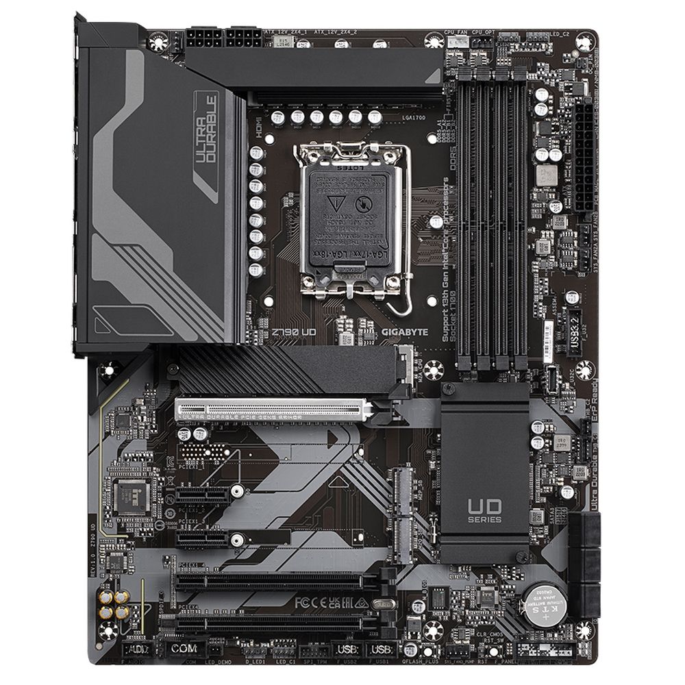 Материнская плата Gigabyte Z790 UD Soc-1700 Intel Z790 4xDDR5 ATX AC`97 8ch(7.1) 2.5Gg RAID+HDMI+DP