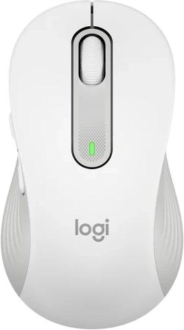 Мышь Logitech M650 L белый оптическая 4000dpi silent беспров. BT/Radio USB 5but (910-006389)