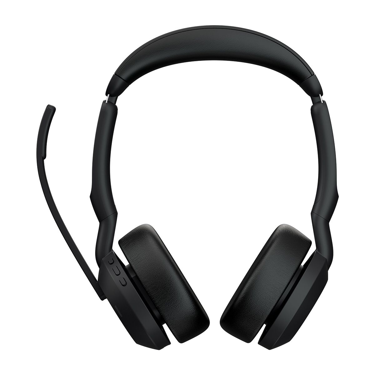 Наушники с микрофоном Jabra Evolve2 55, Link380c MS Stereo черный накладные BT оголовье (25599-999-8