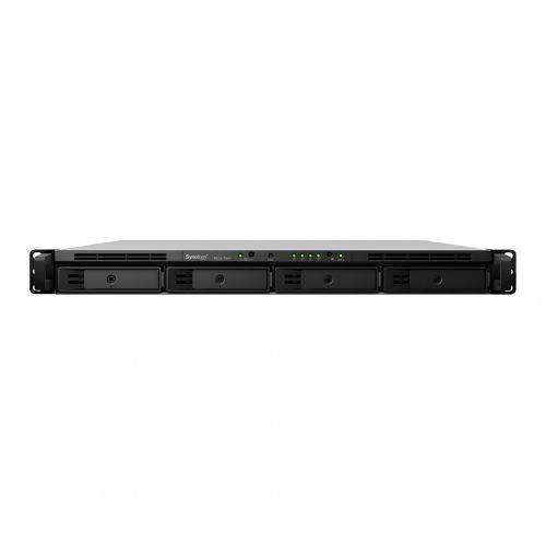 Система хранения данных Synology 1U/4bay QC 2,2GhzCPU/8GB(64)/RAID0,1,10,5,6/upto 16HDD (1xRX1217(RP