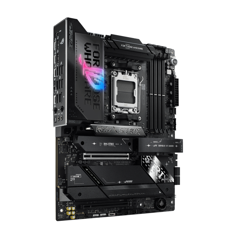 Материнская плата Asus ROG STRIX X870E-E GAMING WIFI Socket AM5 AMD X870E 4xDDR5 ATX AC`97 8ch(7.1) 