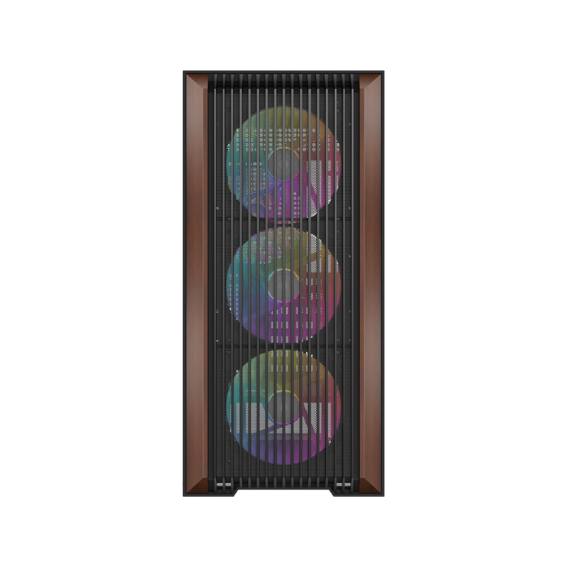 Корпус SAMA Z60 Black, Midi-Tower, TG, 4x140mm ARGB, 2xUSB 3.0 + 1xUSB 3.1 Type-C, E-ATX, ATX, mATX,
