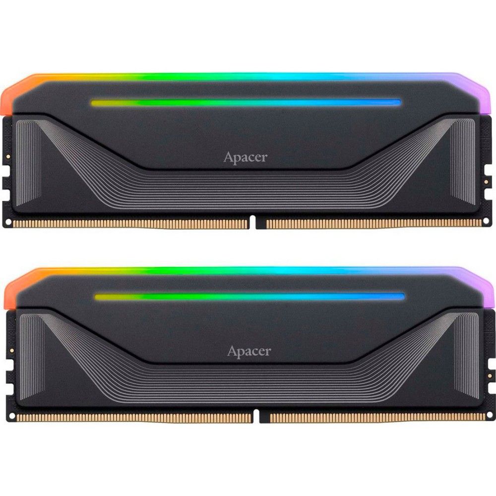 Оперативная память Apacer  DDR5  16GB  6000MHz DIMM NOX RGB Black Gaming Memory CL38 1.35V (Retail) 