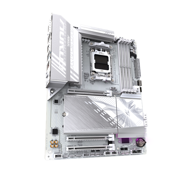 Материнская плата GIGABYTE B850 AORUS ELITE WIFI7 ICE, AM5, B850, 4*DDR5, 4*SATA, 3*M.2, 6*USB 3.2, 