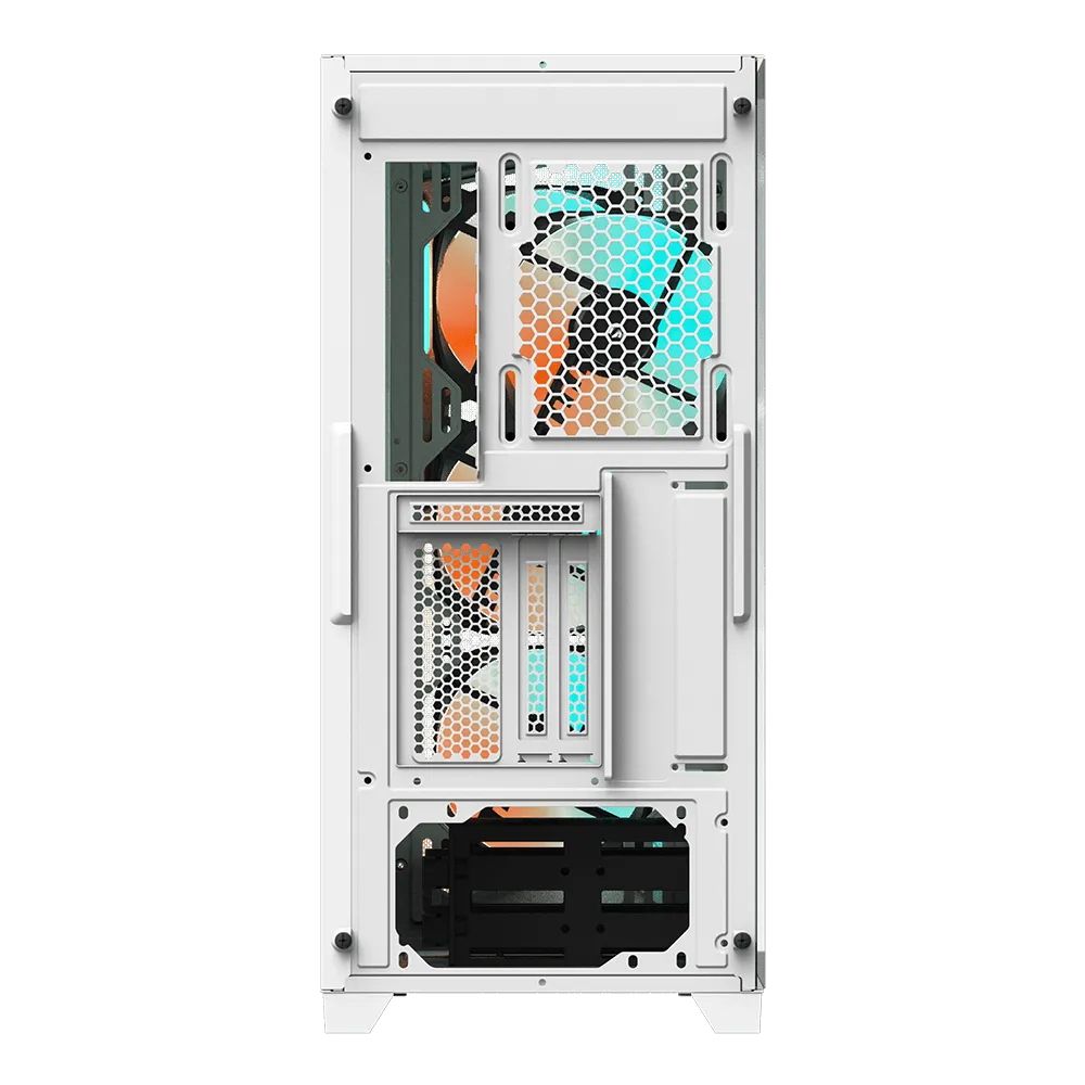 Корпус Gigabyte C301 Glass White MidTower, ATX, USB-C x1, USB3.0 x2, Audio I/O, GPU:400mm, Black, TG