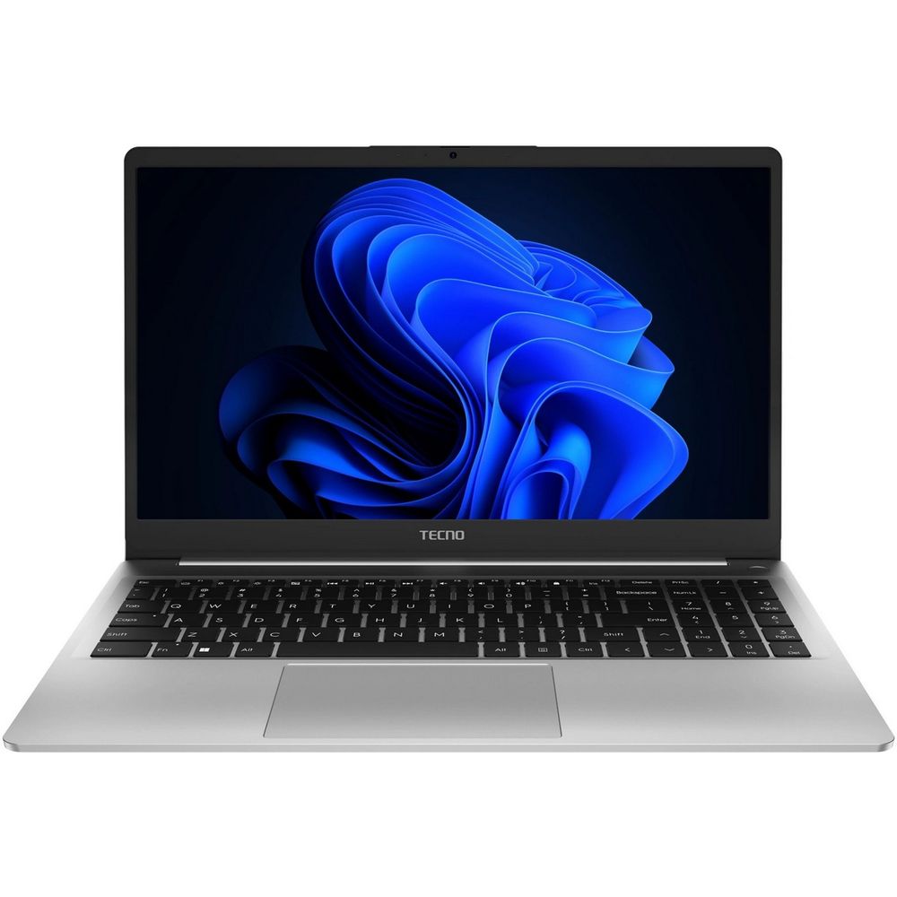 Ноутбук TECNO MegaBook K15SFA AMD Ryzen 7 7735HS/16Gb (soldered D5)/SSD512Gb/UMA/15.6"/IPS/FHD/1920x1080/60Hz/Win11/RJ-45/Silver/1.7kg