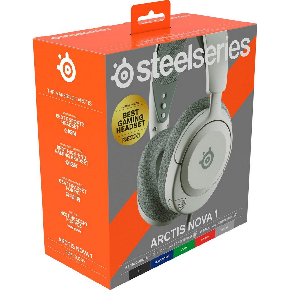 Наушники  SteelSeries Arctis Nova 1 Wired Gaming Headset White