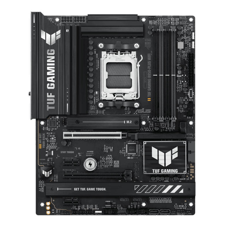 Материнская плата Asus TUF GAMING B850-PLUS WIFI Socket AM5 AMD B850 4xDDR5 ATX AC`97 8ch(7.1) 2.5Gg