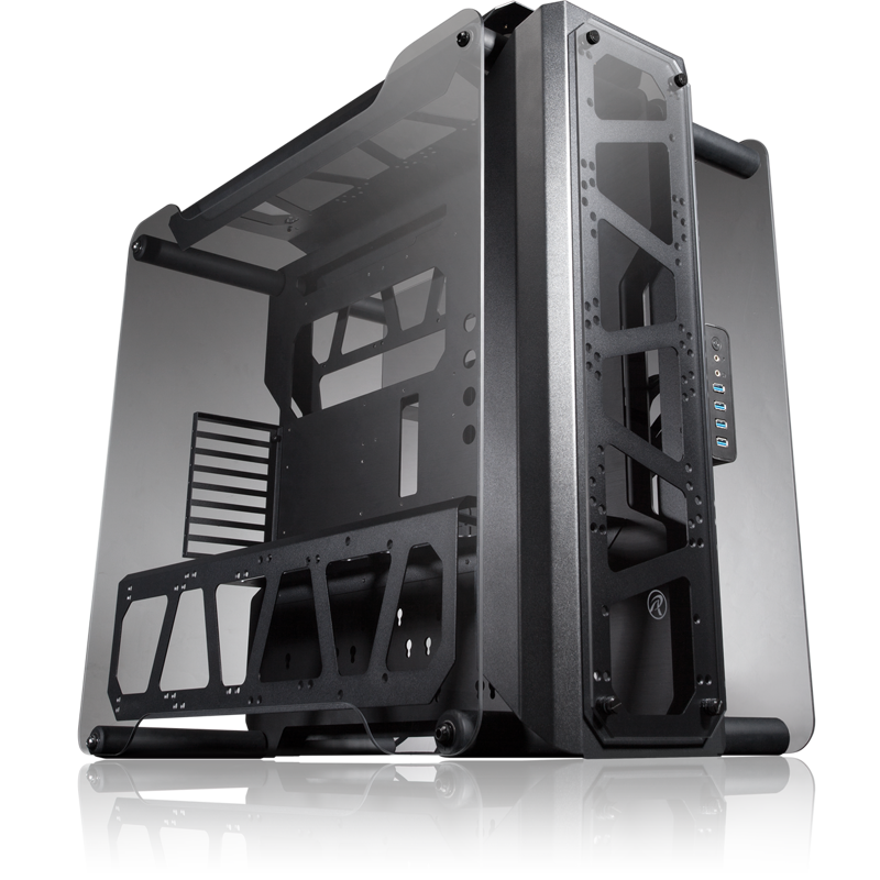 Корпус Raijintek ENYO 0R20B00119, black, Aluminum, EEB/ E-ATX/ ATX/ M-ATX/ Mini-ITX, USB3.0x4, HD Au
