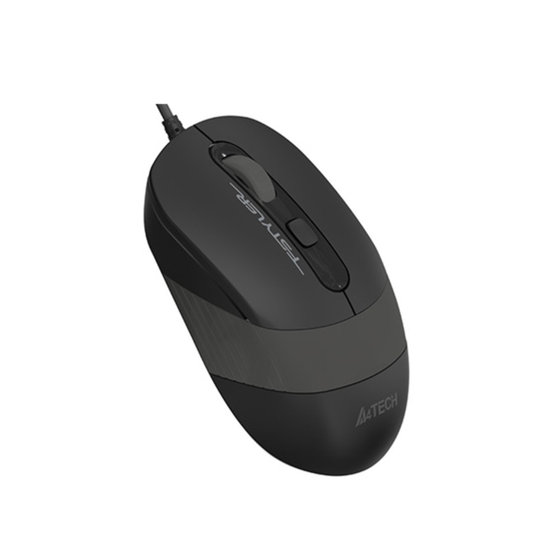 Мышь A4Tech Fstyler FM10 черный/серый оптическая 1600dpi USB 4but (FM10 GREY)
