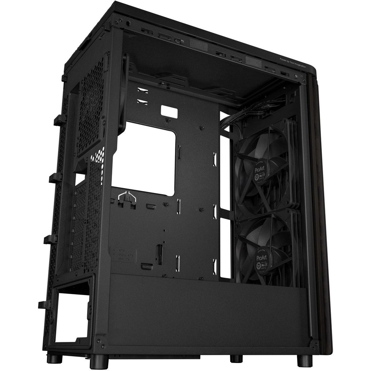Корпус для ПК ASUS PROART PA401 WOOD TG PWM BLACK