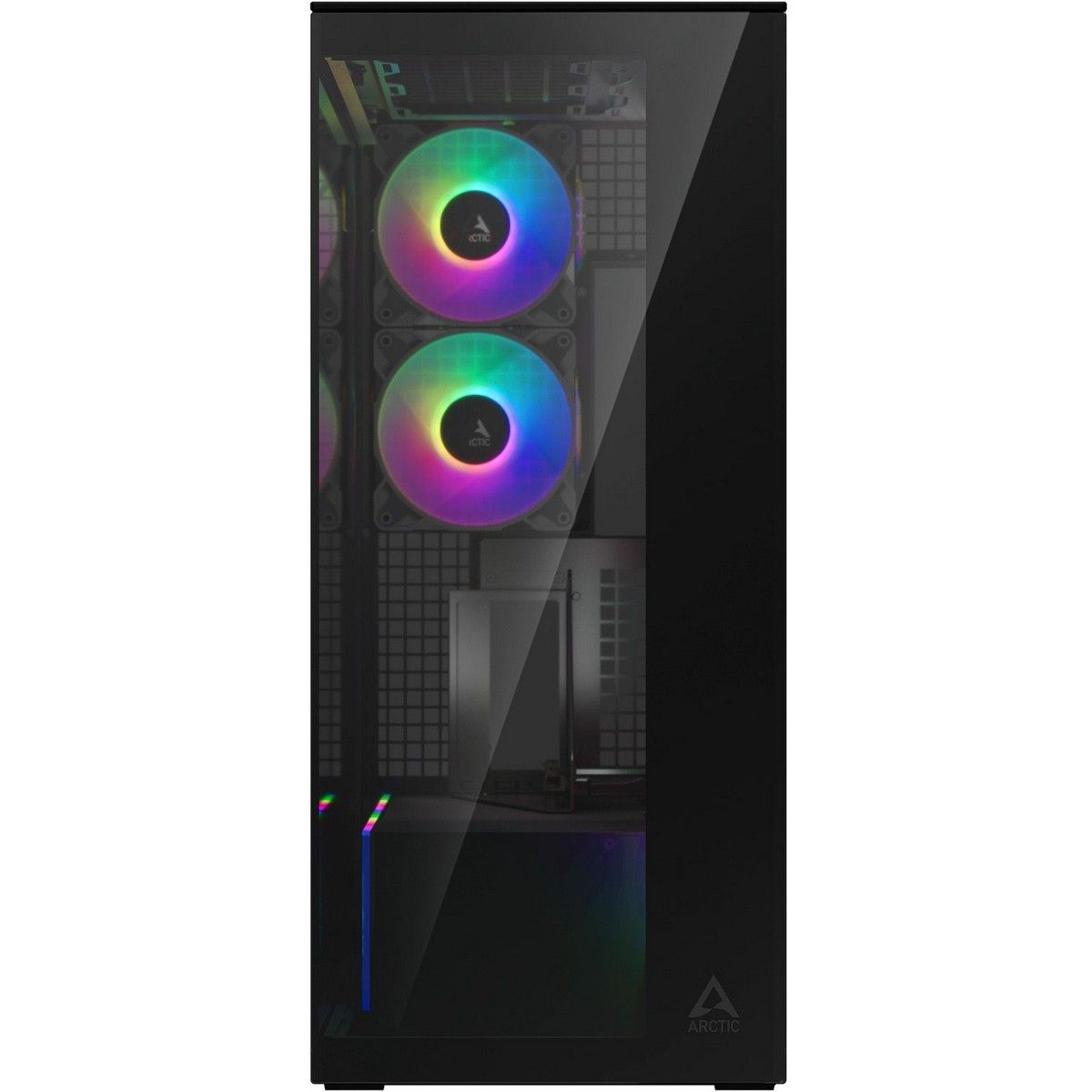 Корпус для ПК Arctic Cooling ARCTIC Xtender VG (Mirror  Black) арт. ACPCC00019A