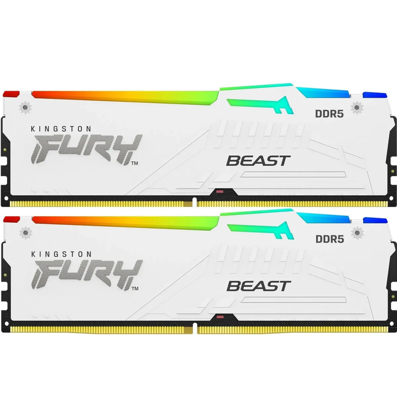 Память DDR5 2x16GB 6000MHz Kingston KF560C30BWAK2-32 Fury Beast RGB RTL Gaming PC5-48000 CL30 DIMM 2
