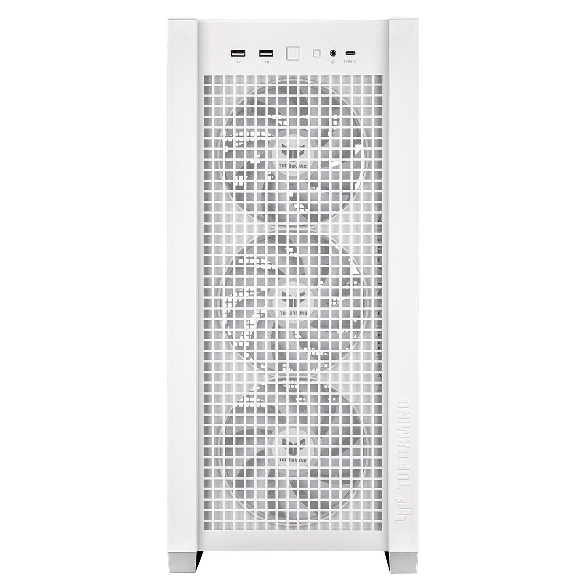 Корпус ASUS TUF GAMING GT302 TG ARGB WHITE/ GT302/ARGB FANS/WHT (90DC00I3-B19000)