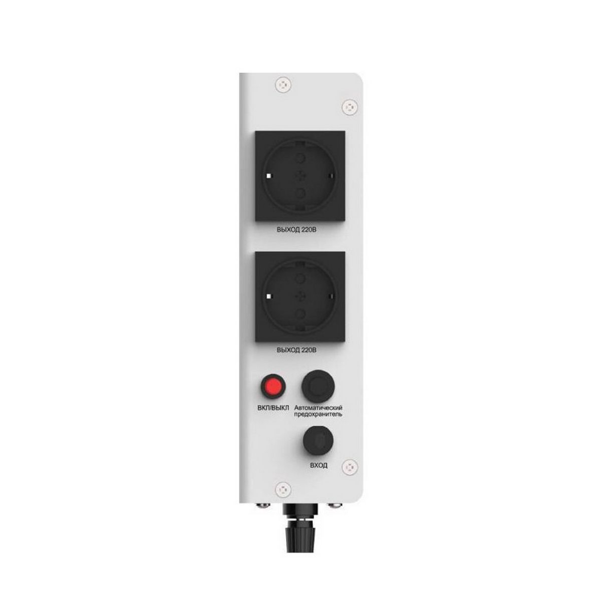 ИБП POWERMAN Smart 500 INV Мощность 500 ВА / 300 Вт, розетки Shuko - 2 шт. Стабилизирует напряжение 