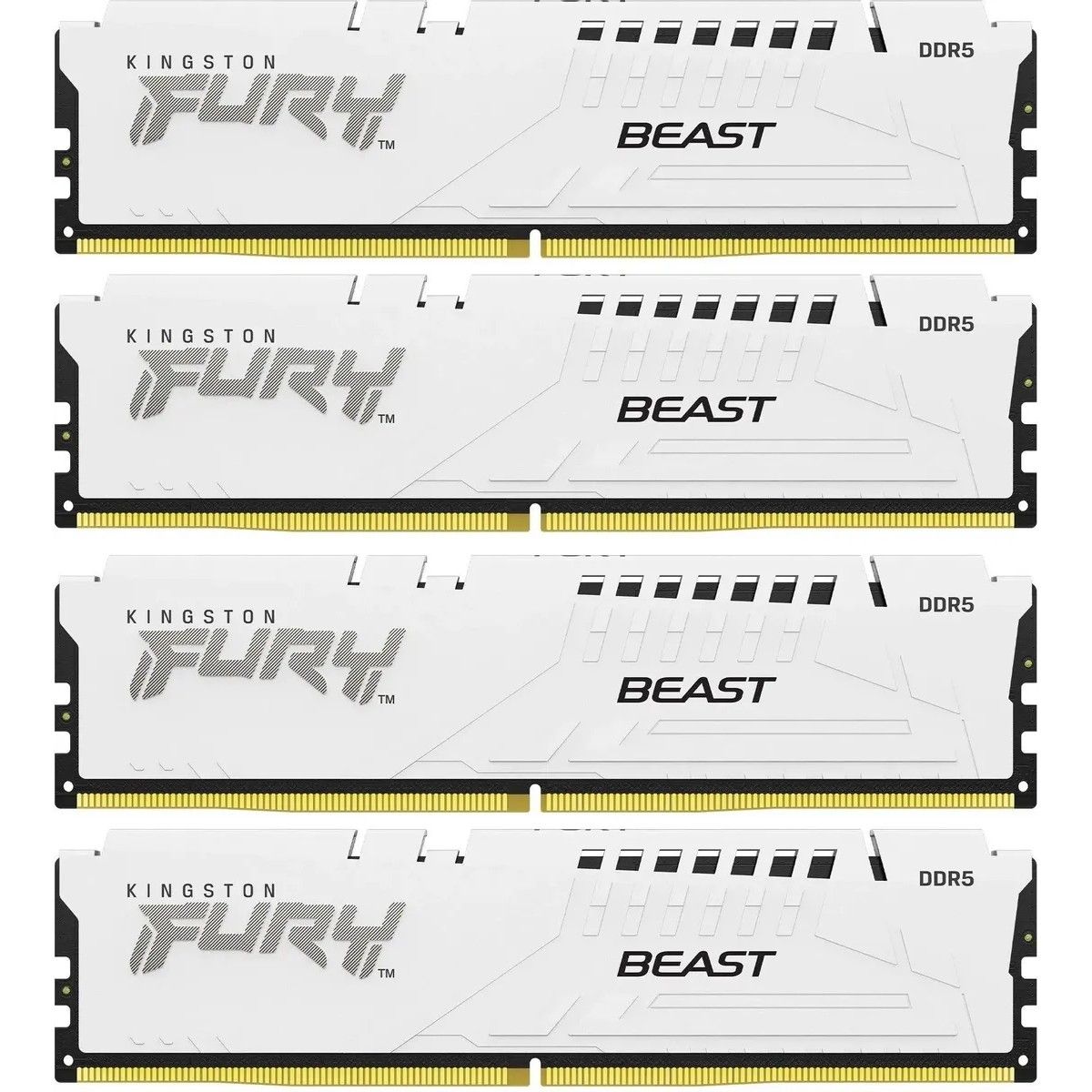 Память DDR5 4x16GB 6000MHz Kingston KF560C40BWK4-64 Fury Beast RTL Gaming PC5-48000 CL40 DIMM 288-pi