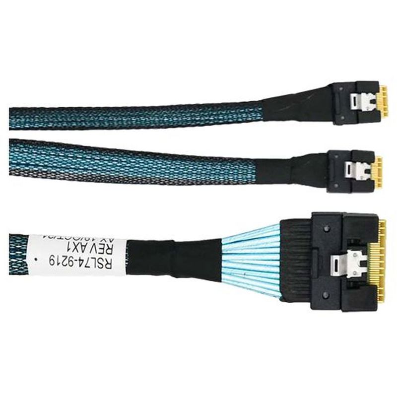 Кабель Lr-Link LRSF5454(8i/4i)-0.8M SFF-8654 8i/SFF-8654 4i*2-0.8M