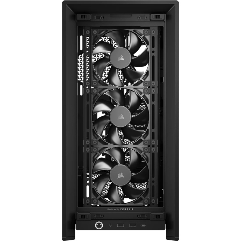 Корпус Corsair Frame 4000D RS, Midi-Tower, TG, 3x120mm, 2xUSB-A 3.2, 1xUSB 3.2 Type-C, E-ATX, ATX, m
