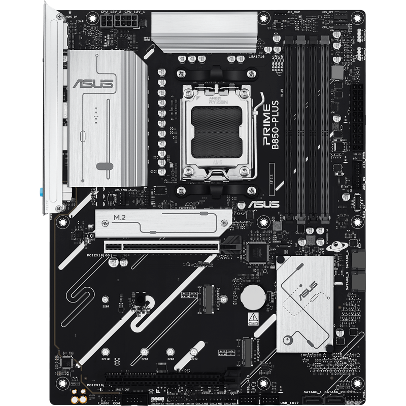 Материнская плата Asus PRIME B850-PLUS-CSM Socket AM5 AMD B850 4xDDR5 ATX AC`97 8ch(7.1) 2.5Gg RAID+