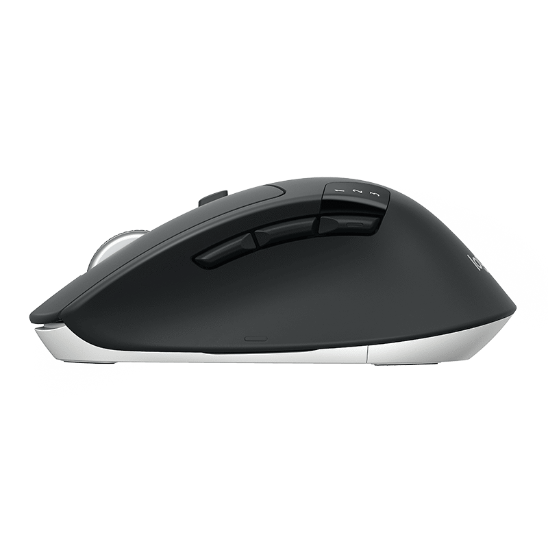 Мышь Logitech M720 Triathlon черный оптическая 1000dpi беспров. BT/Radio USB 6but (910-004794)