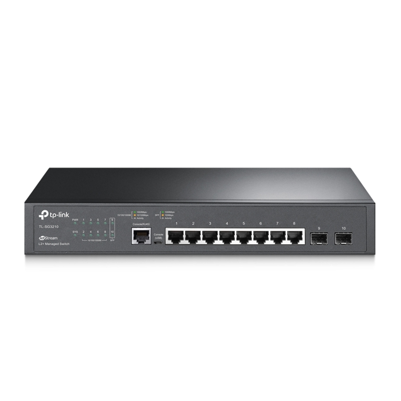 Коммутатор TP-Link SG3210 8x1Гбит/с 2SFP управляемый