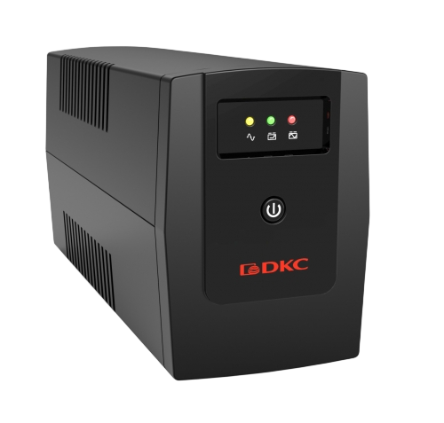 Dkc INFO600S Линейно-интерактивный ИБП, Info, 600VA/360W, 2xSchuko, 1x7 Ач