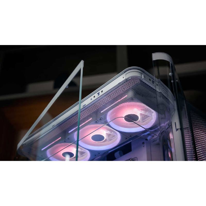 Корпус Corsair AIR 5400 RS-R ARGB, Midi-Tower, TG, 3x120mm ARGB reverse fans, 2xUSB-A 3.2, 1xUSB 3.2