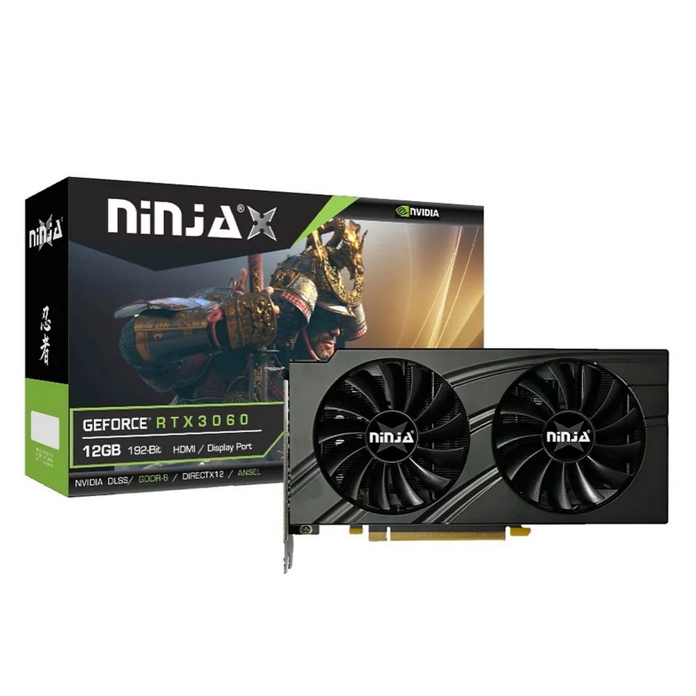 Видеокарта Ninja (Sinotex) Ninja RTX3060 (3584SP) 12GB GDDR6 192BIT (HDMI/3xDP) 12GB GDDR6 192BIT (H