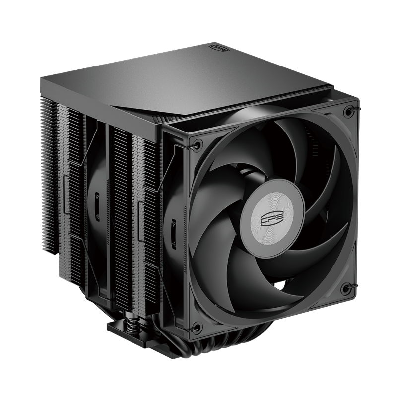Кулер для процессора PCCooler RT720 TC BK (270W, 4-pin PWM, 157.5mm, Al/Cu, 7x6mm, 2x120mm, 73.32CFM