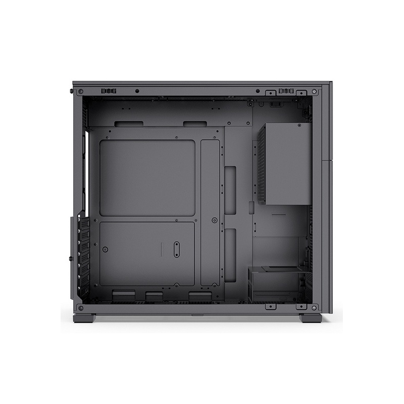 Корпус JONSBO D41 MESH, Midi-Tower, TG, no fan, 1xUSB-A 3.2 + 1xUSB-C 3.2, ATX, mATX Black