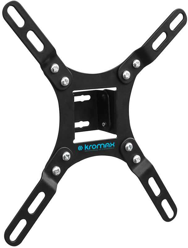 Кронштейн для телевизора Kromax VEGA-8 черный 15"-42" макс.15кг настенный наклон