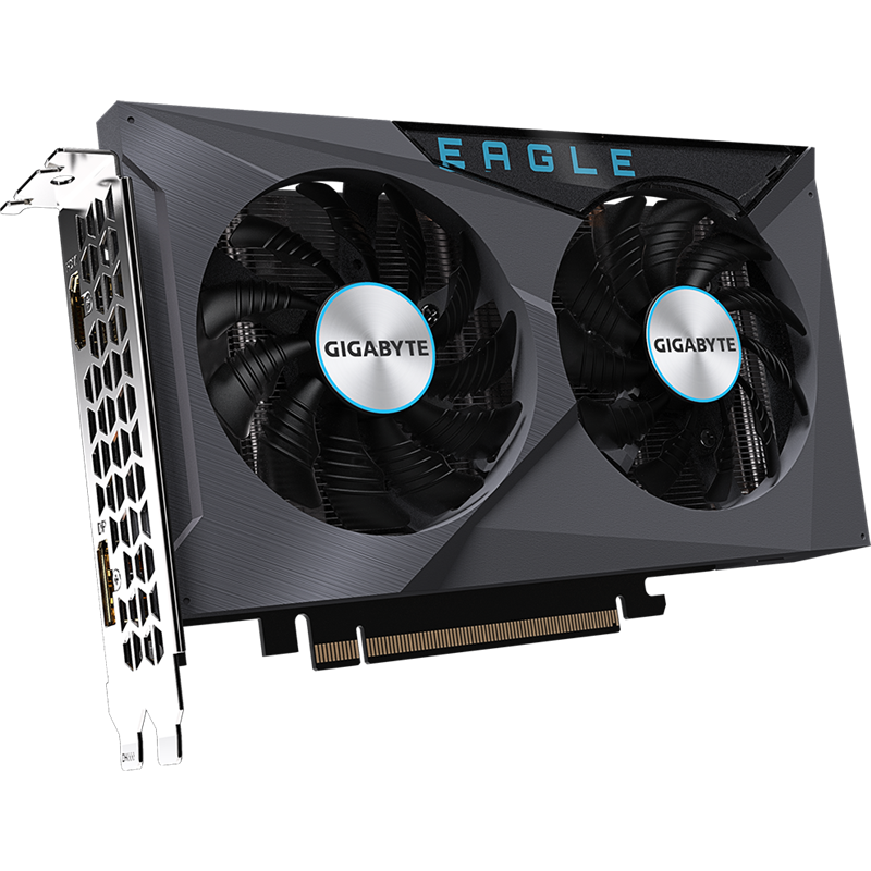 Видеокарта Gigabyte PCI-E 4.0 GV-R65XTEAGLE-4GD AMD Radeon RX 6500XT 4096Mb 64 GDDR6 2610/18000 HDMI