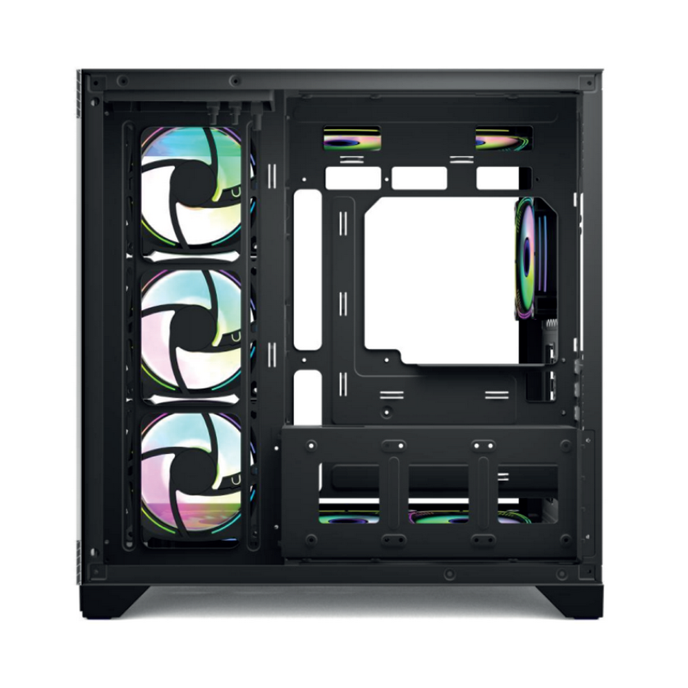 Корпус для ПК Forza FZ-G42A Seaview TG ATX Case, black, w/o psu, Tempered glass front panel, 1x3,5&q