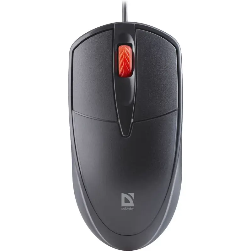 Мышка USB OPTICAL MB-057 BLACK 52057 ICON DEFENDER