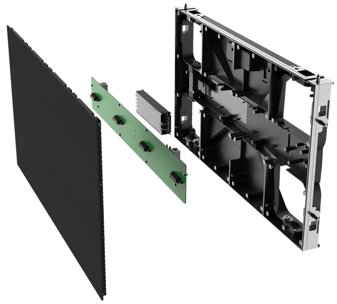 Светодиодный экран Cabinet Unilumin LED series ULW III indoor. Pixel pitch - 1.56 mm, brightness - 6