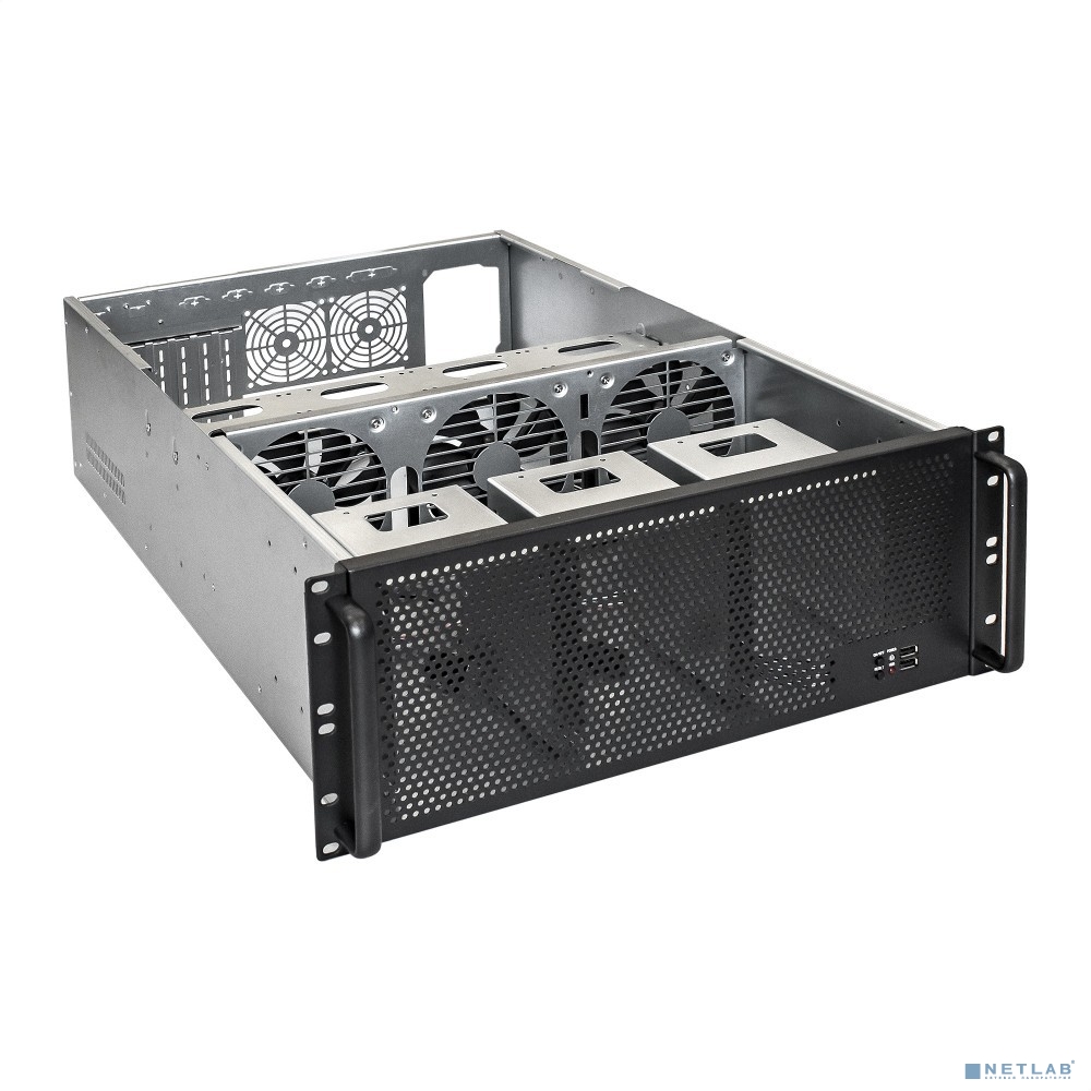 Exegate EX292259RUS Серверный корпус ExeGate Pro 4U650-18 <RM 19", высота 4U, глубина 650, без БП, U