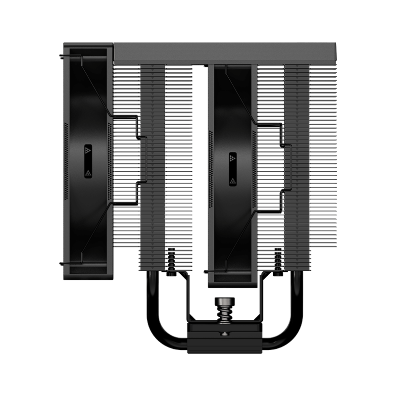 Кулер для процессора PCCooler RT720 TC BK (270W, 4-pin PWM, 157.5mm, Al/Cu, 7x6mm, 2x120mm, 73.32CFM