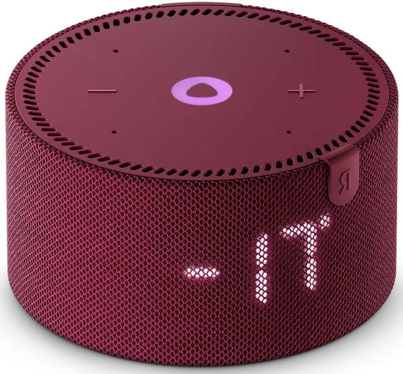 Умный динамик, Домашняя мультимедийная платформа ''Яндекс.Станция Мини'' Цвет: красный.