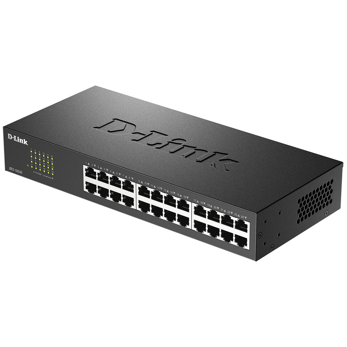 Коммутатор D-Link DES-1024D/H2A 24x100Мбит/с неуправляемый