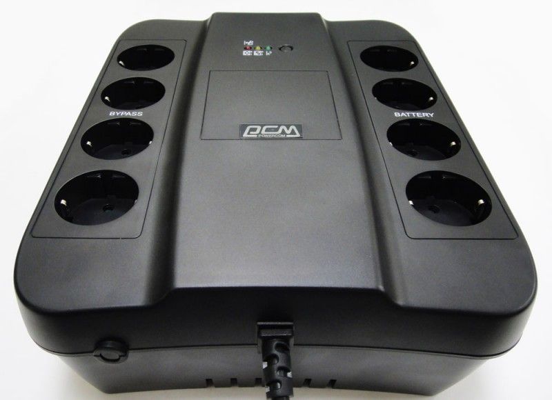 Источник бесперебойного питания Powercom Spider SPD-550U LCD 330Вт 550ВА черный