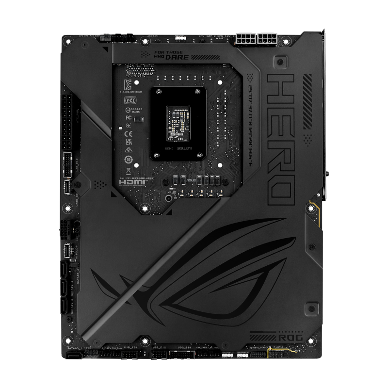 Материнская плата ASUS ROG MAXIMUS Z890 HERO BTF LGA1851 ATX 4хDDR5 PCIEx16 PCIEx4 PCIEx1 6xM.2 2xTh