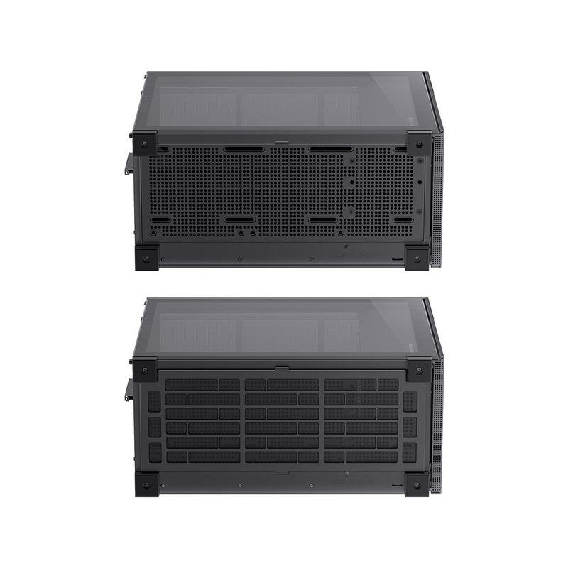 Корпус JONSBO D41 MESH, Midi-Tower, TG, no fan, 1xUSB-A 3.2 + 1xUSB-C 3.2, ATX, mATX Black
