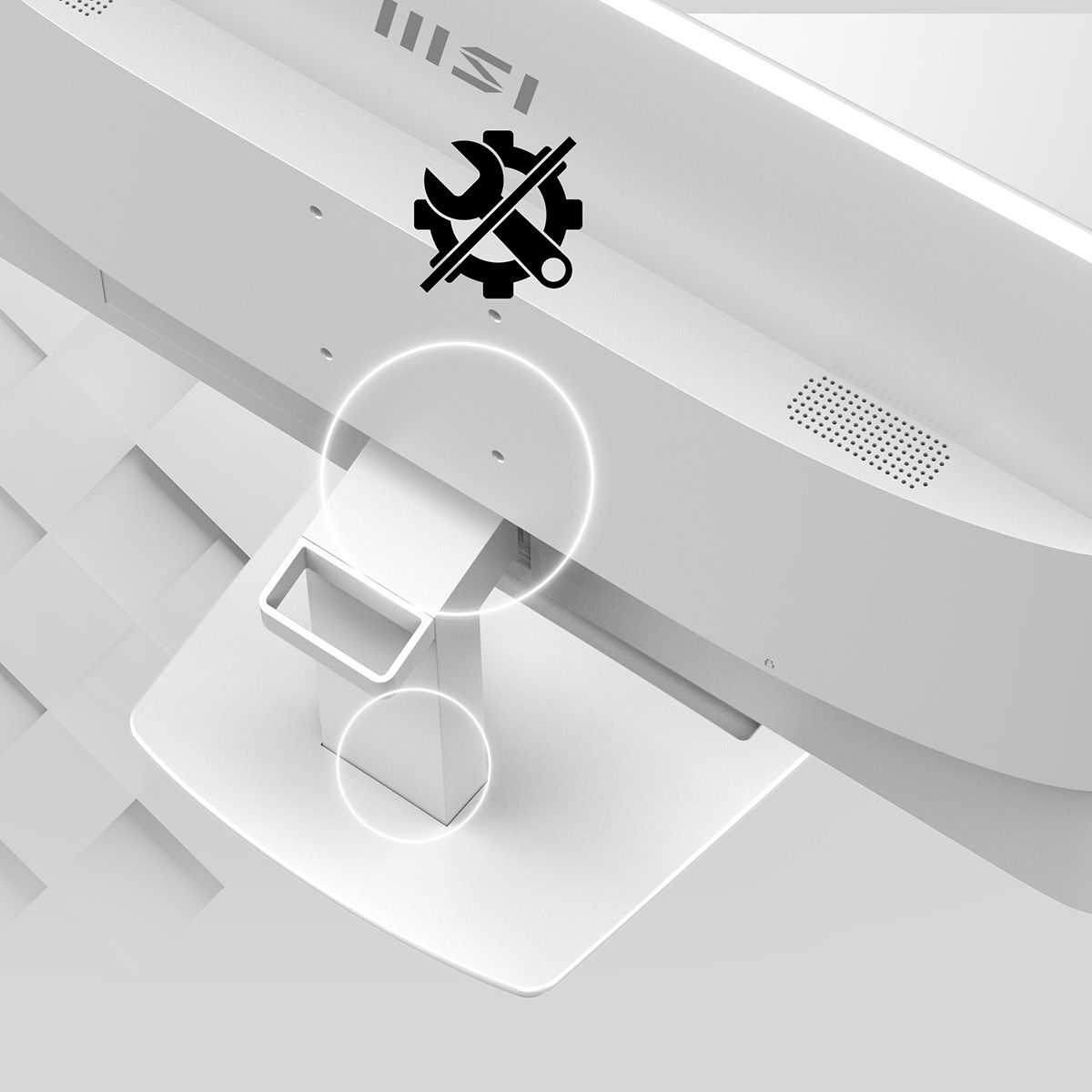 Монитор MSI 23.8" Pro MP2412W белый VA LED 16:9 HDMI матовая 3000:1 250cd 178гр/178гр 1920x1080 100H