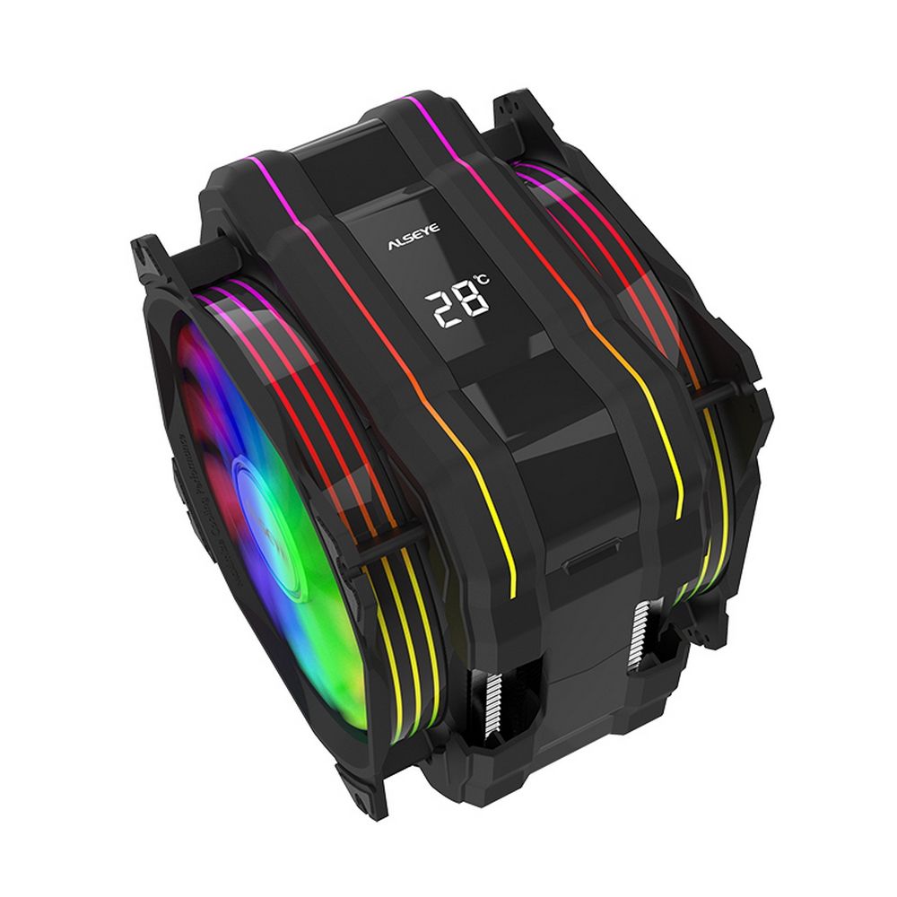 Вентилятор ALSEYE M120D (PLUS) Universal, 200W, Heat pipe 6mm*6, 120mm FAN 700/1900rpm, 73.75CFM, 41