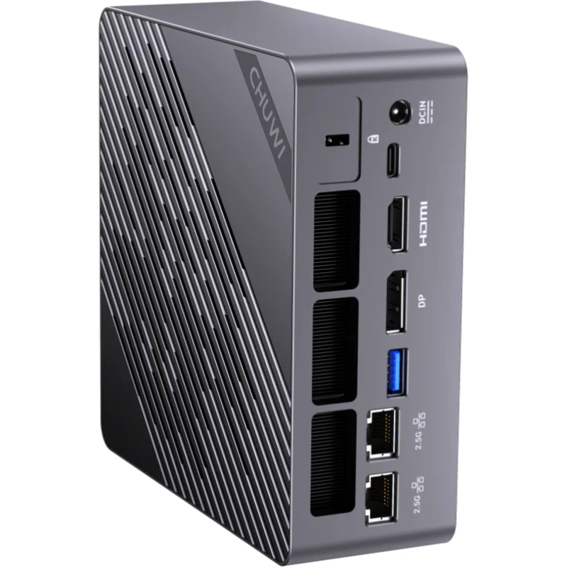 Компьютер Chuwi AuBox AMD Ryzen AI 9 365(2Ghz)/32768Mb/1024PCISSDGb/Int:AMD Radeon 880M/BT/WiFi/war 