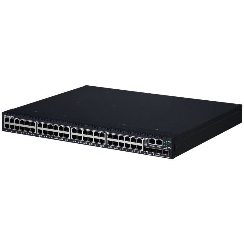 Коммутатор доступа L3 48x1G RJ45 с POE/POE+, 4x10/25G SFP28, два БП AC, охлаждение FR.