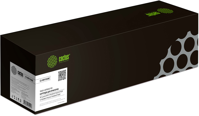 Картридж лазерный Cactus CS-W9193MC W9193MC пурпурный (28000стр.) для HP LJ MFP E77822DN/E77822Z/E77