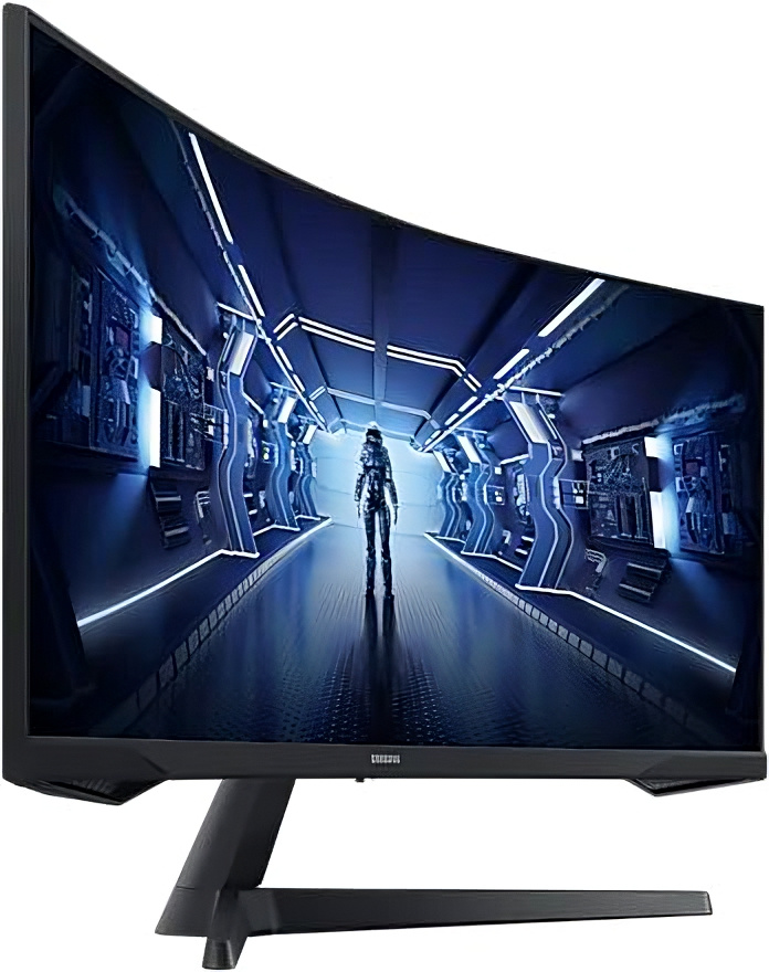 Монитор Samsung 34" Odyssey G5 C34G55TWWI черный VA LED 1ms 21:9 HDMI матовая 250cd 178гр/178гр 3440